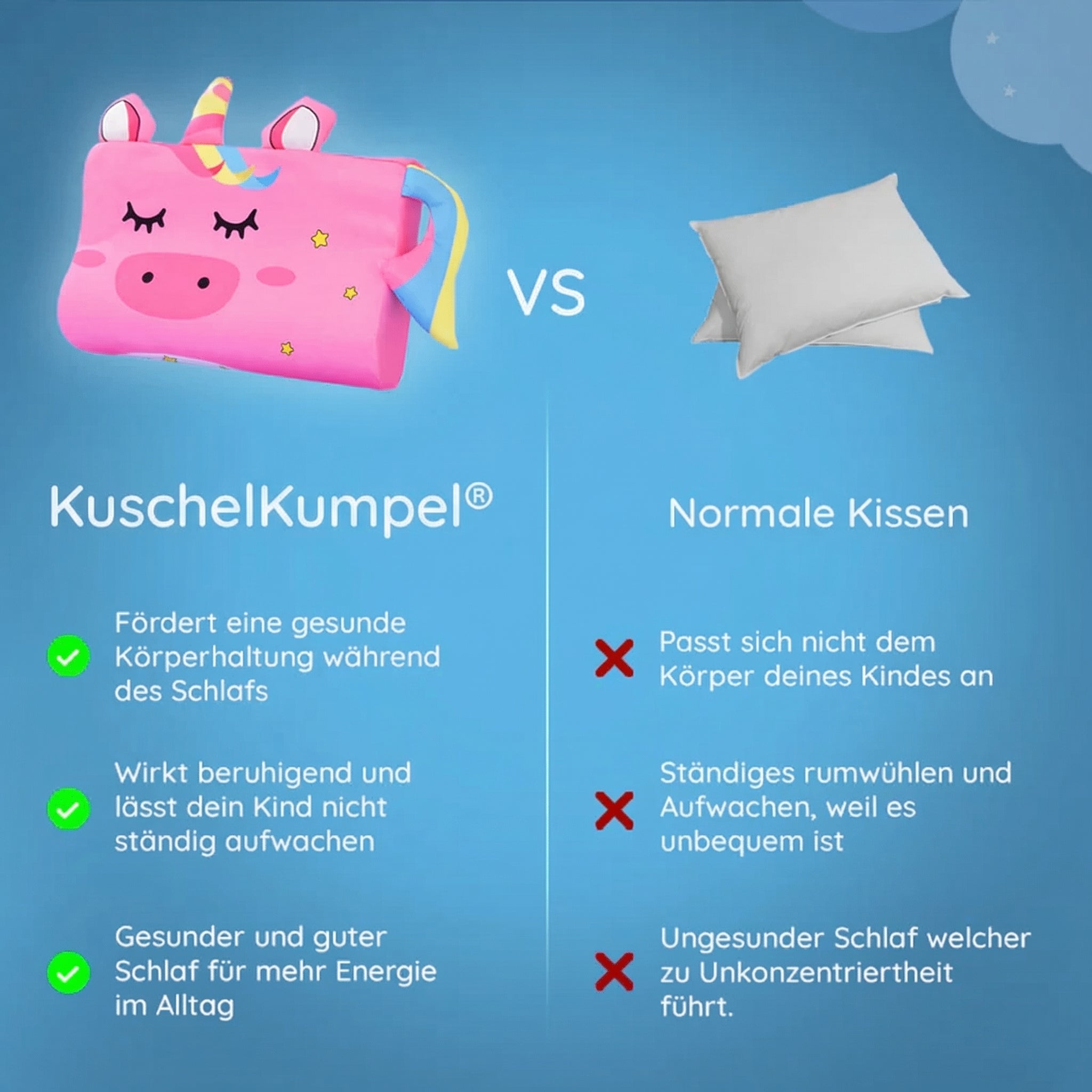 Kuschelkumpel - Kinderkopfkissen