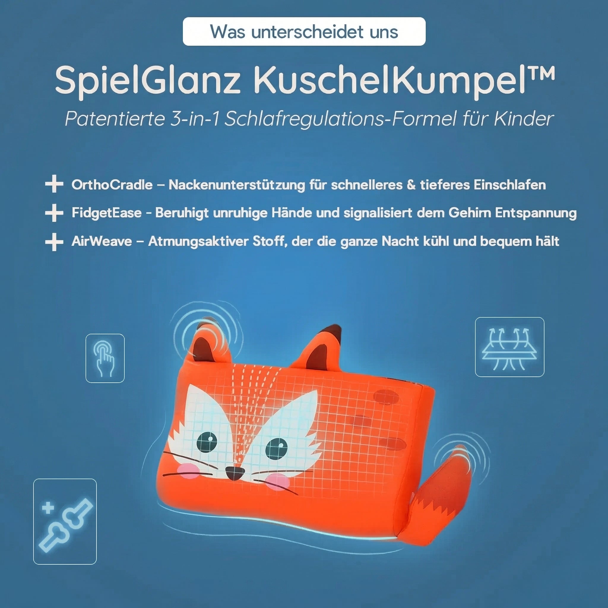 Kuschelkumpel - Kinderkopfkissen